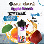 Apple Peach Yoğun Dıy Kit Elma Şeftali Gıda Aroması %25 Oranda Aroma İçerir (Hazır Değildir )