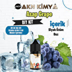 Asap Grape Dıy Kit Siyah Üzüm Buz Gıda Aroması %20 Oranda Aroma İçerir (Hazır Değildir )