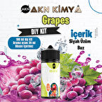 Grapes Dıy Kit Siyah Üzüm Buz Gıda Aroması %20 Oranda Aroma İçerir (Hazır Değildir )