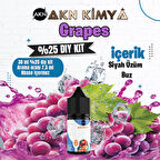 Grapes Yoğun Dıy Kit Siyah Üzüm Buz Gıda Aroması %25 Oranda Aroma İçerir (Hazır Değildir )