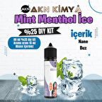 Mint Menthol Ice Yoğun Dıy Kit Nane Buz Gıda Aroması %25 Oranda Aroma İçerir (Hazır Değildir )