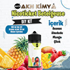 Nicoticket Betelgeuse Dıy Kit Çilek Ananas Mango Gıda Aroması %20 Oranda Aroma İçerir (Hazır Değildir )