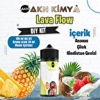 Lava Flow Naked Dıy Kit Çilek Ananas Hindistan Cevizi Gıda Aroması %20 Oranda Aroma İçerir (Hazır Değildir )