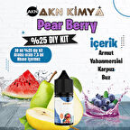 Pear Berry Yoğun Dıy Kit Armut Yabanmersini Karpuz Buz Gıda Aroması %25 Oranda Aroma İçerir (Hazır Değildir )