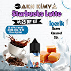 Starbucks Latte Yoğun Dıy Kit Kahve Karamel Süt Gıda Aroması %25 Oranda Aroma İçerir (Hazır Değildir )