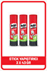 Pritt Stick Yapıştırıcı 3 x 43g Shrink