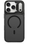 Nettech Apple iPhone 17 Pro Kılıf MagSafe Silikon Buzlu Seri Siyah 0.3 mm