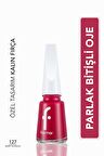 Flormar Klasik Parlak Bitişli Yüksek Pigmentli Oje - Nail Enamel -127 Berry Nuances New- 8682536035774