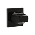 VitrA Suit A4287239 Ankastre Stop Valf (Sıva Üstü Grubu), Parlak siyah