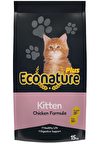 Econature Plus Tavuklu 15 kg Yavru Kedi Maması