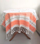 El Tezgahı Dokuma %100 El işçiligi 90x90 cm Otantik Masa Örtüsü