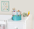 Baby Yuvarlak Sepet Düzenleyici Çok Amaçlı Organizer Turkuaz 104126  KASA - 299-29