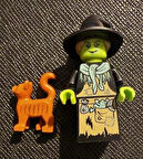 Orjinal Lego Minifigür Wicked Witch With Cat