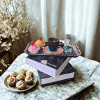 Renkli Bardak Altlığı Sunumluk ve Cupcake