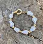 Sertifikalı 10x18 mm Orijinal Barok İnci Bileklik Aaa Kalite