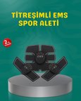 EMS Titreşimli Spor Cihazı Kas Geliştirme ve Yağ Yakma  Seri Orijinal