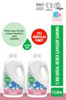 Siveno %100 Doğal Bebek Çamaşır Sabunu Kendinden Yumuşatıcılı Bitkisel Deterjan Vegan 1000 ml X2 Adet
