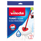 Vileda Turbo Üçgen Başlık Mikrofiber Yedek Paspas 