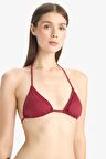DeFacto Regular Fit Üçgen Bikini Üstü-Fall in Love T3666AZ25SMBR285