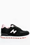 Hammer Jack Siyah - Pembe Kadın Sneaker 102 19250-G
