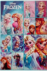  Sticker Yapıştırma Frozen Elsa Frozen Çıkartmaları (8 Adet 4* 6 cm) & (2 Adet 8*12 cm) Yapıştırma