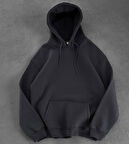 OVERSIZE KALİTE KAPÜŞONLU SWEATSHIRT - %100 KOMPAKT PENYE ŞARDONLU SWEATSHIRT