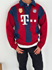 OVERSIZE ŞARDONLU SWEAT - BAYERN MUNIH - ARSENAL - MILAN DÜĞMELİ YAKA KALİTELİ SWEATSHIRT