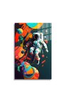 Space/Uzay Yapay Zeka Özel Tasarım Cam Tablo Ofis, Mutfak Çocuk Odası, Salon 36