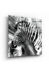 Zebra Cam Tablo No:6002 | Hediyelik, Dekoratif, Ofis, Mutfak