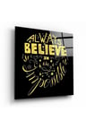 Always Believe in the Impossible Cam Tablo | Hediyelik, Dekoratif, Ofis, Mutfak