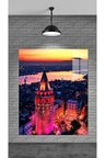 BÜYÜLEYİCİ GÖRÜNÜMÜYLE TEMPERLİ CAM İÇİN TASARLANMIŞ GALATA KULESİ (GALATA TOWER)