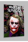 ULTRA YÜKSEK ÇÖZÜNÜRLÜKLÜ JOKER TABLOSU 4MM KIRILMAZ CAM TABLO, EV HEDİYESİ