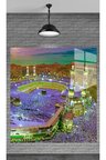 BÜYÜLEYİCİ ETKİSİYLE KABE TEMPERLİ CAM ÜZERİNE TABLO SEVGİLİNİZE YILBAŞI HEDİYE
