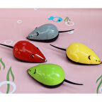 BakGelAl Kedi Oyuncağı Çek Bırak Fare Renkli