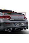 Mercedes W205 Coupe Bagaj Üstü Spoiler Siyah Boyalı