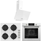 Ferre White Duplin Ankastre Set( D087+CS206+QMS63CB )