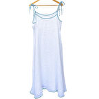 Gecelik %100 Pamuk Müslin Nefes Alır Kadın Askılı Yazlık Gecelik Elbise Pijama – Rahat, Şık ve Çok Amaçlı