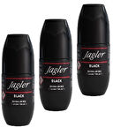 Jagler Black Roll-On Deodorant 50 ml – Kalıcı Koruma ve Şık Koku 3 ADET