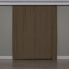 Gauze Fabric Design BLACKOUT KOYU BEJ KARARTMA ÖZELLİKLİ FON PERDE 275 x 270