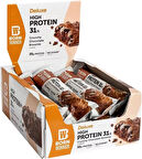 BORN WINNER Deluxe Protein Bar Box / 12 x 64 g CRUNCHY CHOCO BROWNIE HIGH PROTEIN CONTENT NO SUGAR