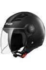 LS2 Airflow Açık Mat Siyah Motosiklet Kask