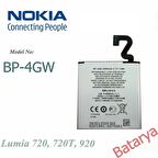 Nokia BP-4GW Batarya Nokia Lumia 720 / 720T / 920 Uyumlu Batarya