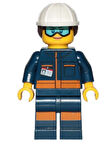Lego Minifigür Ground Crew Technician Female cty1060