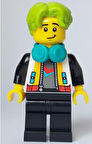 Lego Minifigür DJ Male White Jacket cty1653