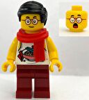 Lego Minifigür Mr. Tang - Dark Red Legs