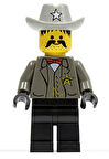 Lego Minifigür Sheriff (Wild Wyatt West / Duke) ww021
