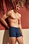  Erkek 3'lü LACİVERT Renk MODAL ince lastikli Likralı Boxer-Short-Külot BERRAK / 4488