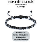 Hematit Bileklik - Bern Silver Bileklik - Tasarım Bileklik Özel Kesim Ayarlanabilir
