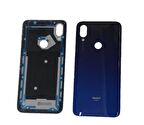 Gmr Xiomi Redmi 7 Arka Pil Kapağı orta çita Kasa komple  Mavi