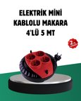 Türkiye Üretimi  Metre  Prizli Kablolu Makara